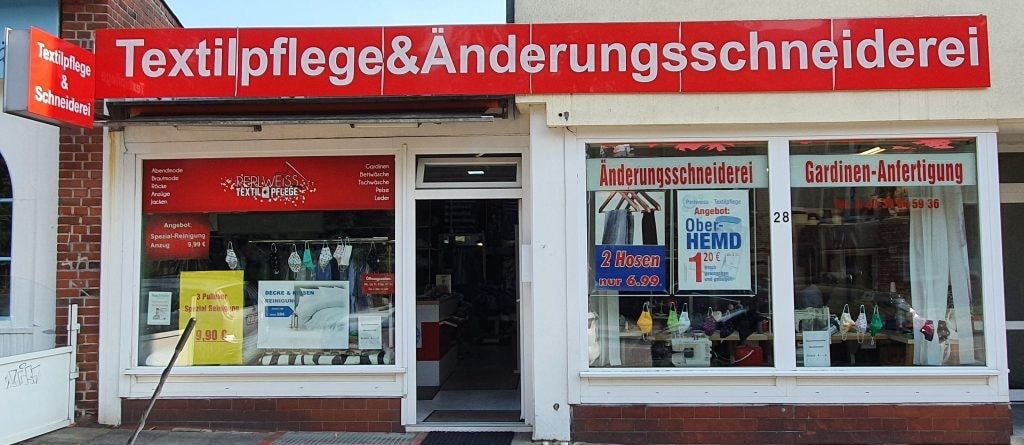Perlweiss Textilpflege Laden in Hamburg-Bergedorf
